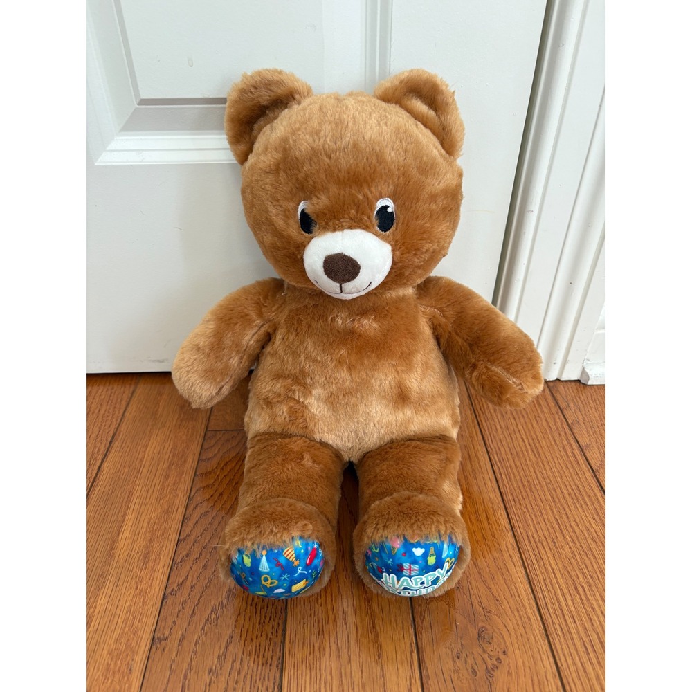 Build a Bear Workshop Happy Birthday Teddy Bear Plush Stuffed Animal Toy‎